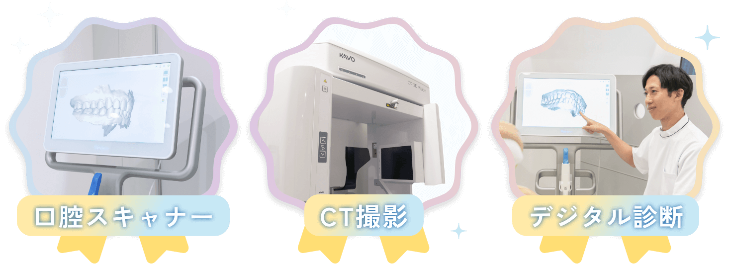 口腔スキャナー,CT撮影,デジタル診断